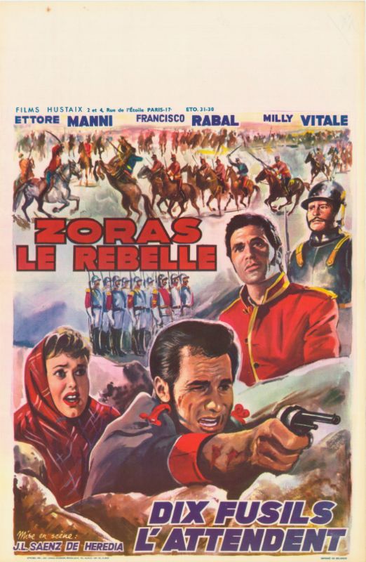 Affiche - DIX FUSILS L'ATTENDENT - 36x56cm