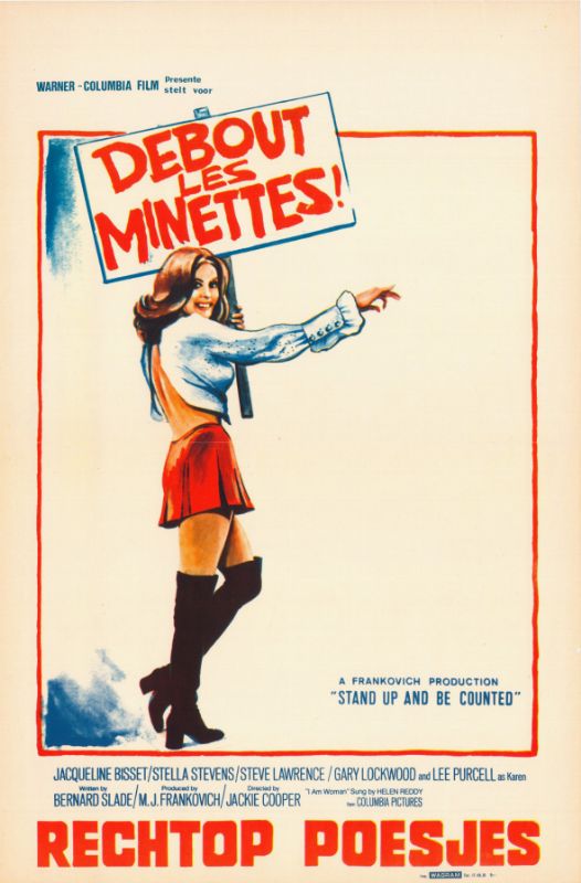 Affiche - DEBOUT LES MINETTES - 36x56cm