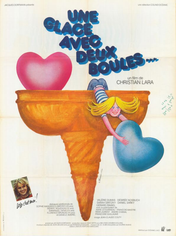 Affiche - UNE GLACE AVEC DEUX BOULES - 120x160cm