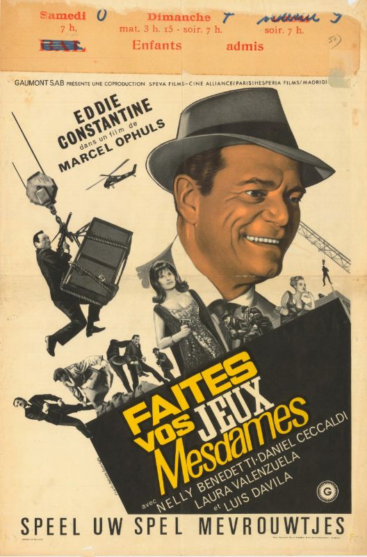 Affiche - FAITES VOS JEUX MESDAMES - 36x56cm