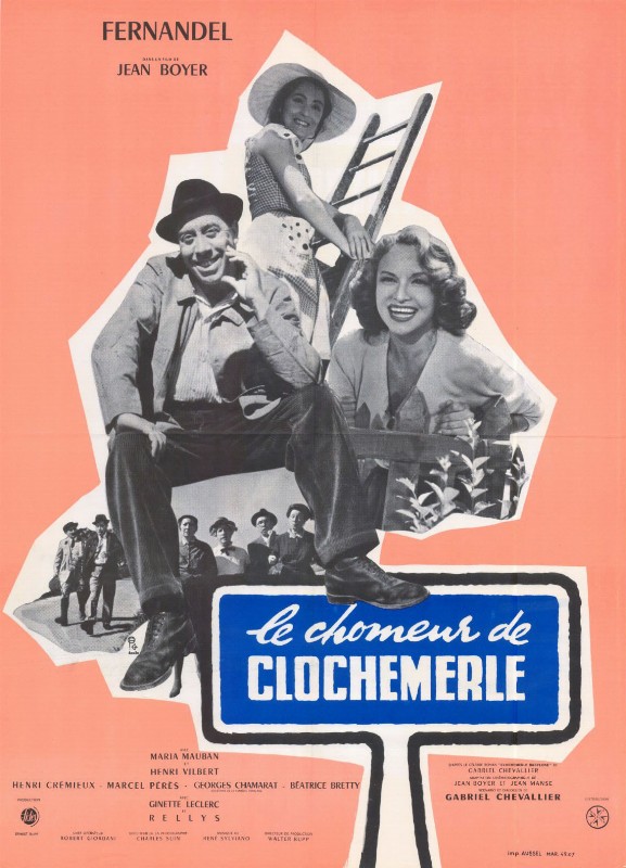Affiche - CHOMEUR DE CLOCHEMERLE (le) - 60x80cm