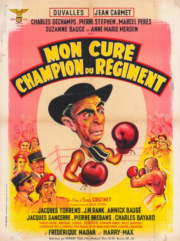 Affiche - MON CURE CHAMPION DU REGIMENT - 60x80cm