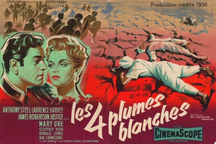 Affiche - QUATRE PLUMES BLANCHES (les) - 240x160cm