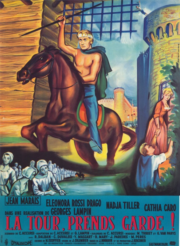 Repro 30x40cm - LA TOUR, PRENDS GARDE ! - Française