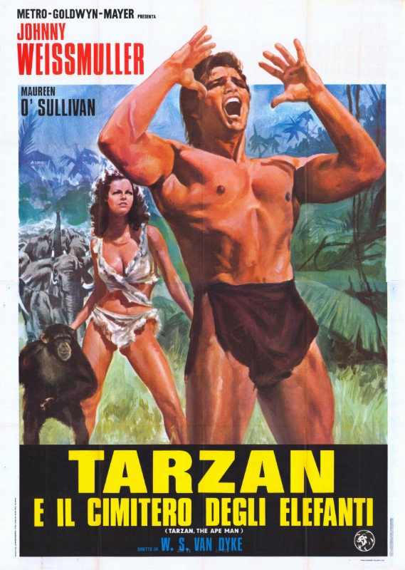 Affiche - TARZAN, L'HOMME SINGE - Ressortie 140x200cm