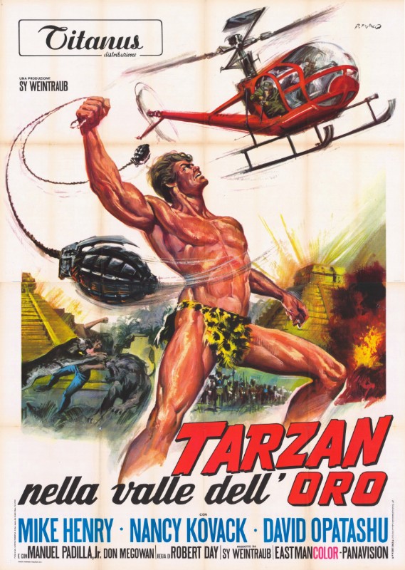 Affiche - TARZAN AND THE VALLEY OF GOLD - 140x200cm