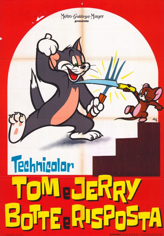 Affiche - TOM ET JERRY - 140x200cm G