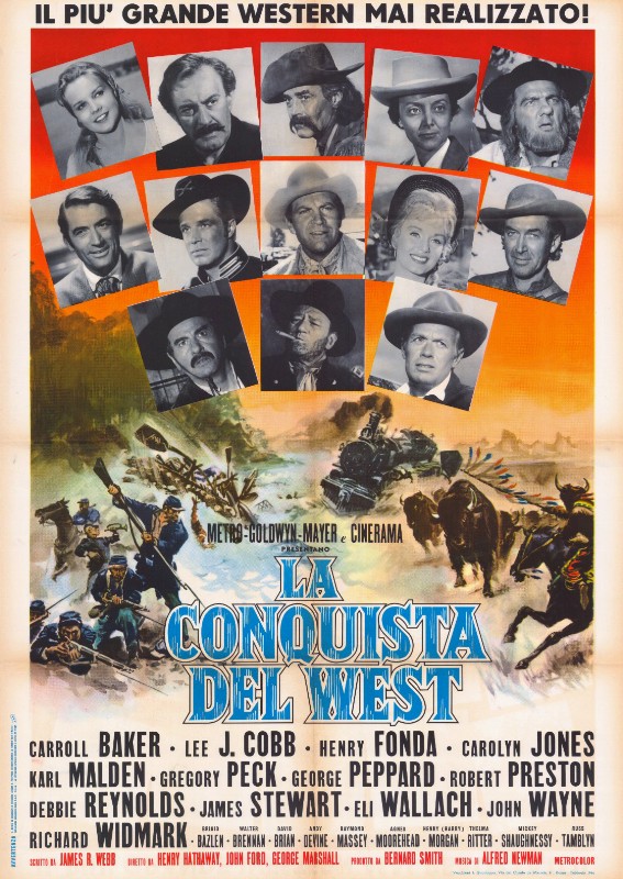 Affiche - CONQUETE DE L'OUEST (la) - 100x140cm