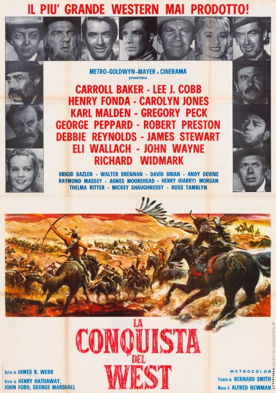 Affiche - CONQUETE DE L'OUEST (la) - 140x200cm