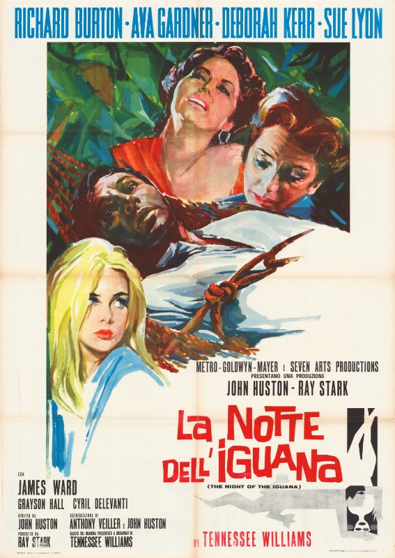 Repro 30x40cm - NUIT DE L'IGUANE (la) - Italienne