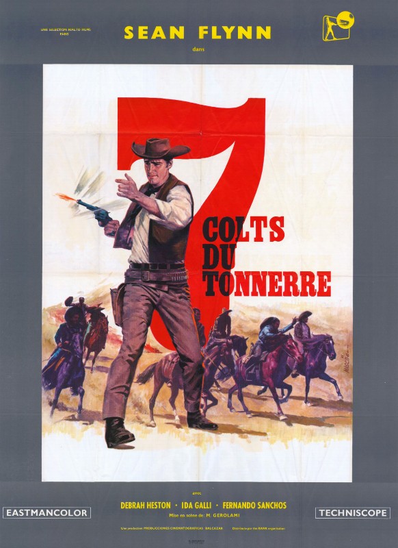 Affiche - SEPT COLTS DU TONNERRE - 120x160cm