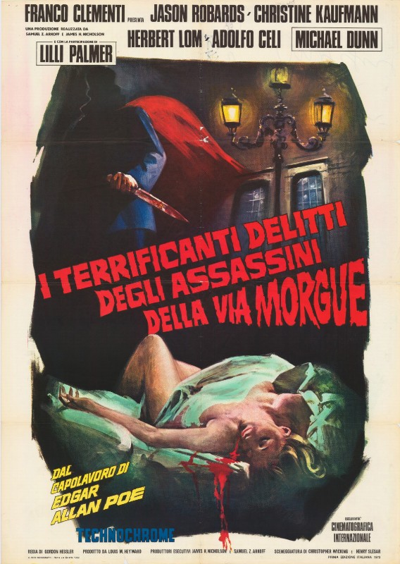 Repro 30x40cm - MURDERS IN THE RUE MORGUE - Italienne