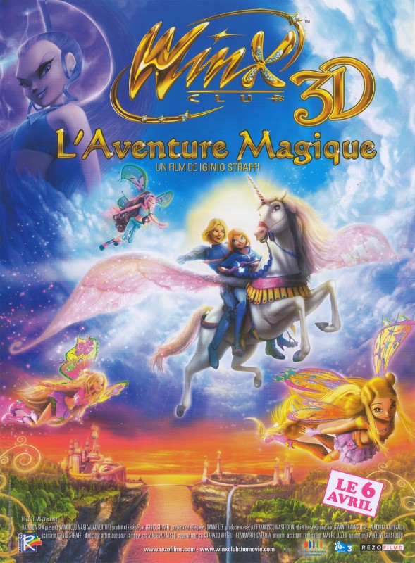Affiche - WINX CLUB, L'AVENTURE MAGIQUE 3D (l') - 120x160cm