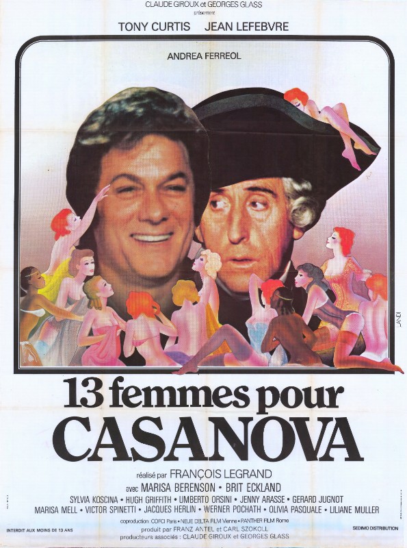 Affiche - TREIZE FEMMES POUR CASANOVA - 120x160cm