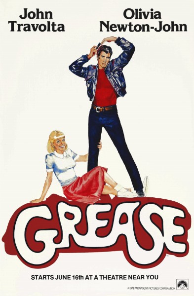 Repro 30x40cm - GREASE - U.S.