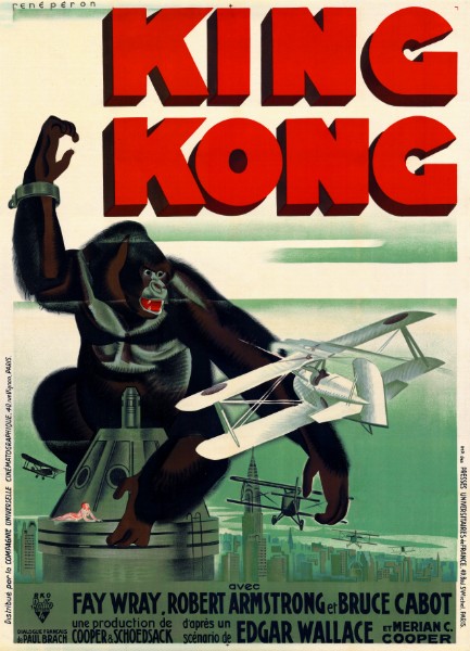 Repro 30x40cm - KING KONG - Française B