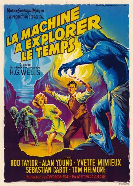 Repro 30x40cm - MACHINE A EXPLORER LE TEMPS (la) - Française