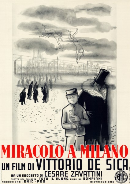 Repro 30x40cm - MIRACLE A MILAN - Italienne