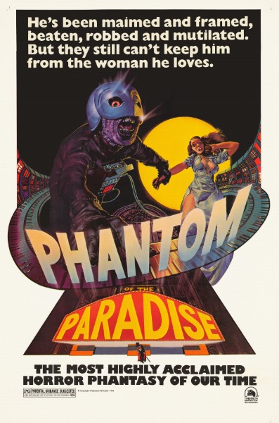 Repro 30x40cm - PHANTOM OF THE PARADISE - U.S.