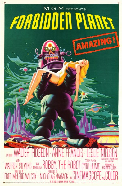 Repro 30x40cm - PLANETE INTERDITE - U.S.