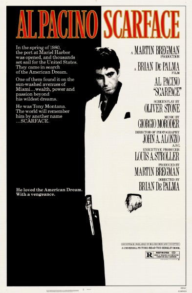 Repro 30x40cm - SCARFACE - U.S.
