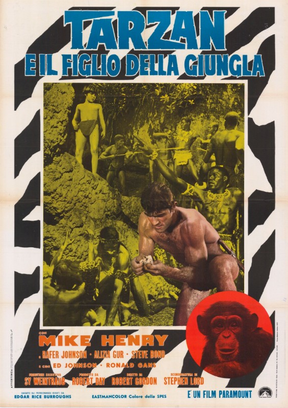 Repro 30x40cm - TARZAN ET L'ENFANT DE LA JUNGLE - Italienne