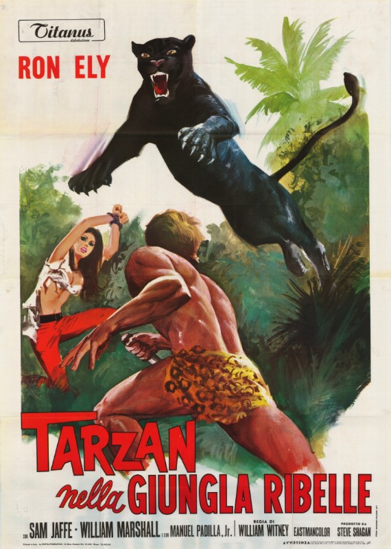 Repro 30x40cm - TARZAN'S JUNGLE REBELLION - Italienne