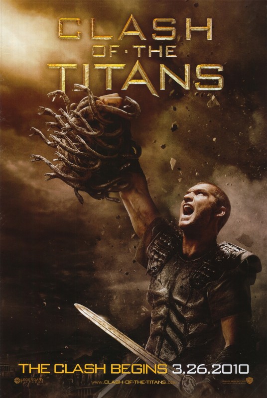 Repro 30x40cm - CHOC DES TITANS (le) - U.S.