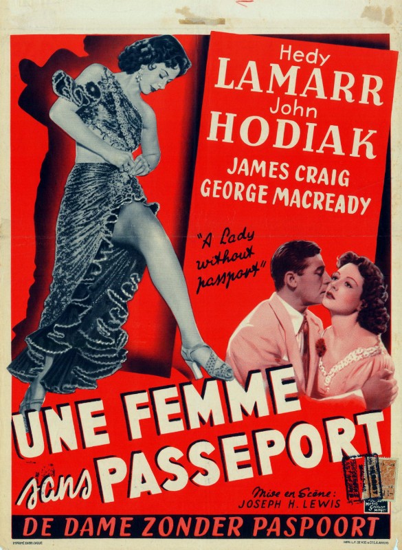 Repro 30x40cm - DAME SANS PASSEPORT (la) - Belge