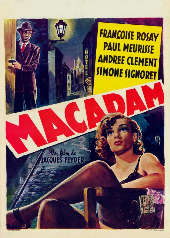 Repro 30x40cm - MACADAM - Belge