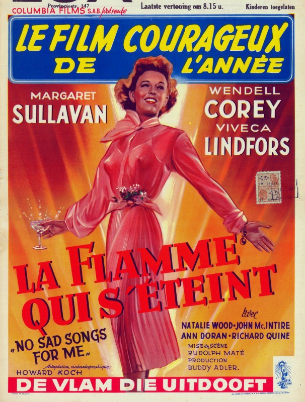 Repro 30x40cm - FLAMME QUI S'ETEINT (la) - Belge