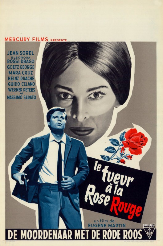Repro 30x40cm - TUEUR A LA ROSE ROUGE (le) - Belge