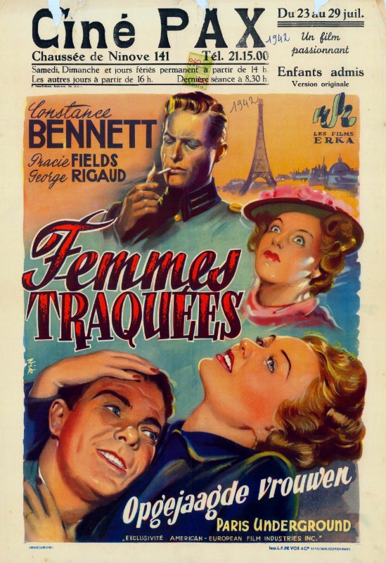 Repro 30x40cm - FEMMES TRAQUEES - Belge