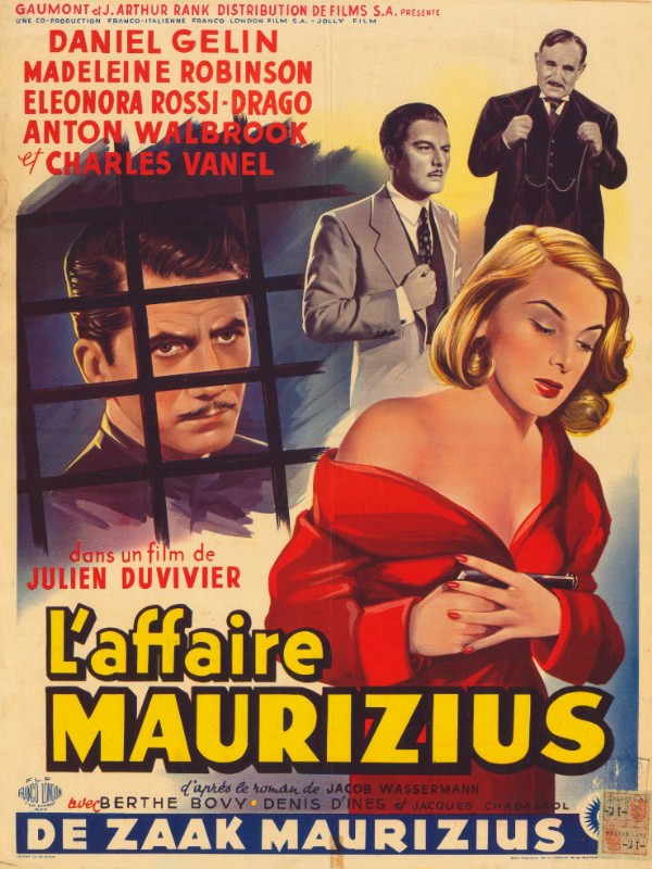 Repro 30x40cm - AFFAIRE MAURIZIUS (l') - Belge