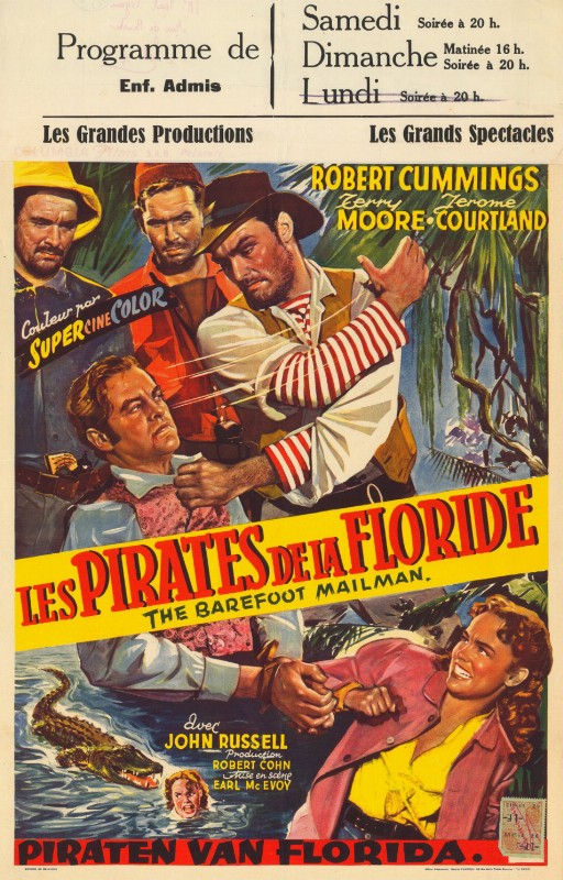Repro 30x40cm - PIRATES DE LA FLORIDE (les) - Belge