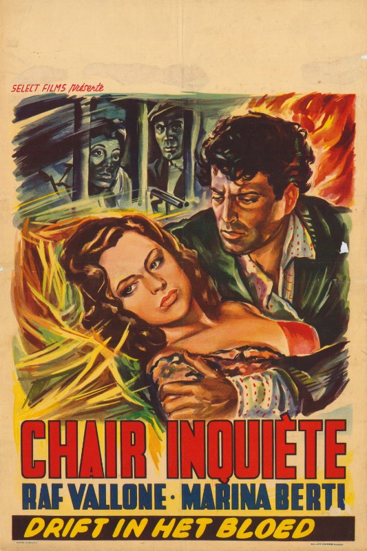 Repro 30x40cm - CHAIR INQUIETE - Belge