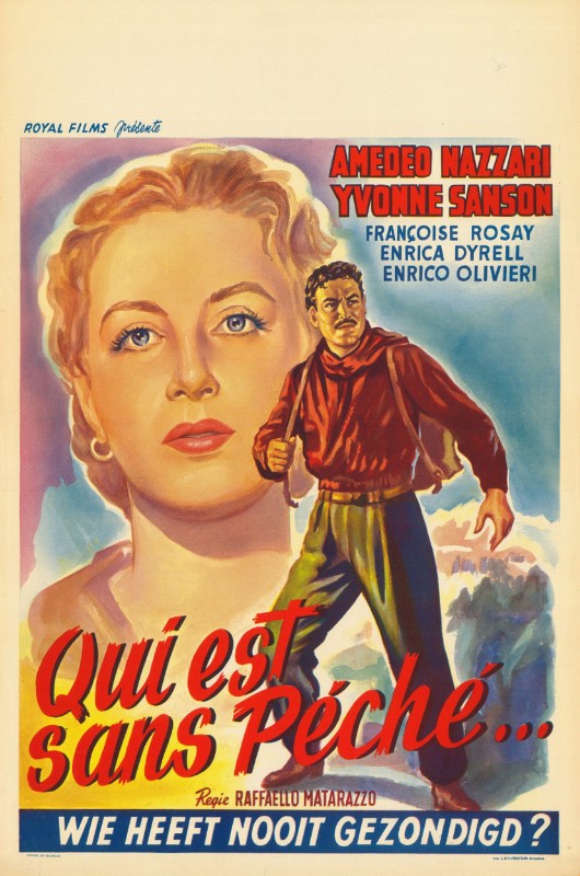 Affiche - QUI EST SANS PECHE - 36x56cm