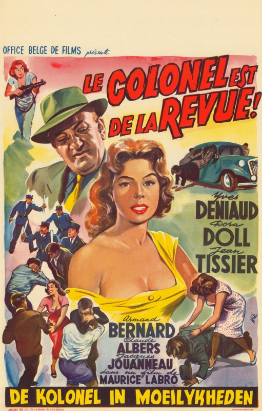 Repro 30x40cm - COLONEL EST DE LA REVUE (le) - Belge