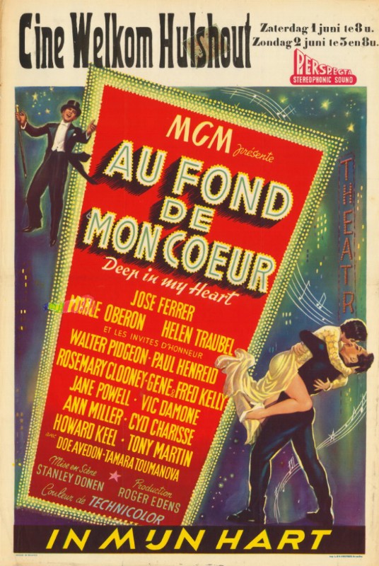 Repro 30x40cm - AU FOND DE MON COEUR - Belge