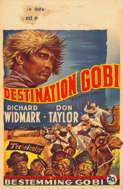 Repro 30x40cm - DESTINATION GOBI - Belge