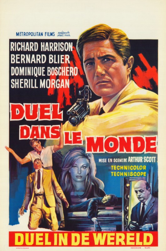 Repro 30x40cm - DUELLO NEL MONDO - Belge