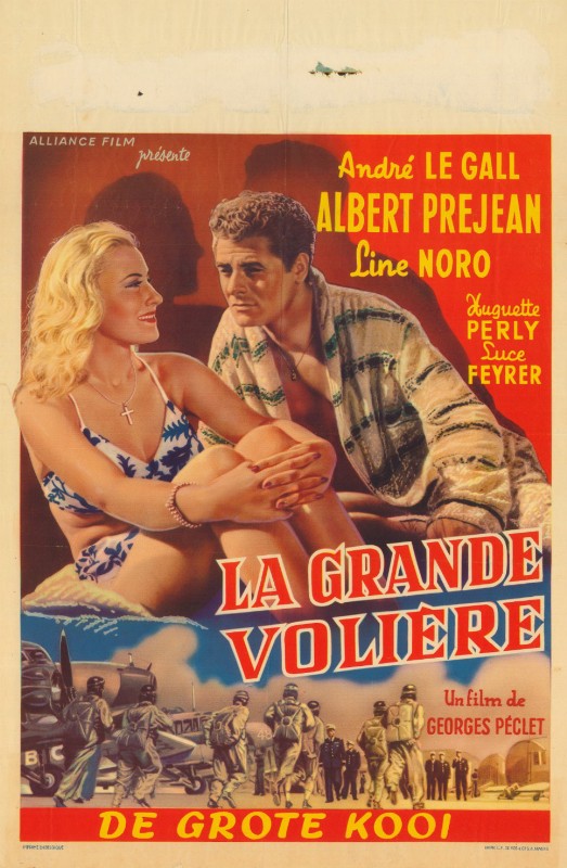 Repro 30x40cm - GRANDE VOLIERE (la) - Belge