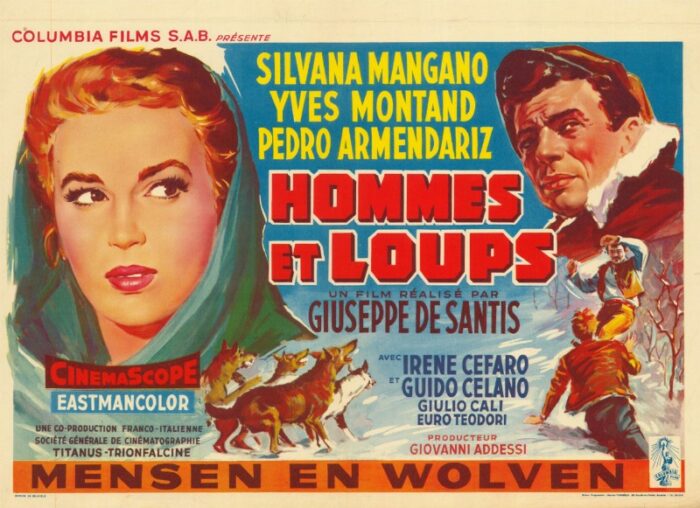 Affiche - HOMMES ET LOUPS - 36x56cm