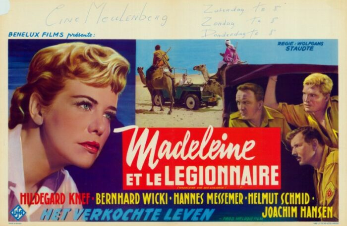 Repro 30x40cm - MADELEINE ET LE LEGIONNAIRE - Belge