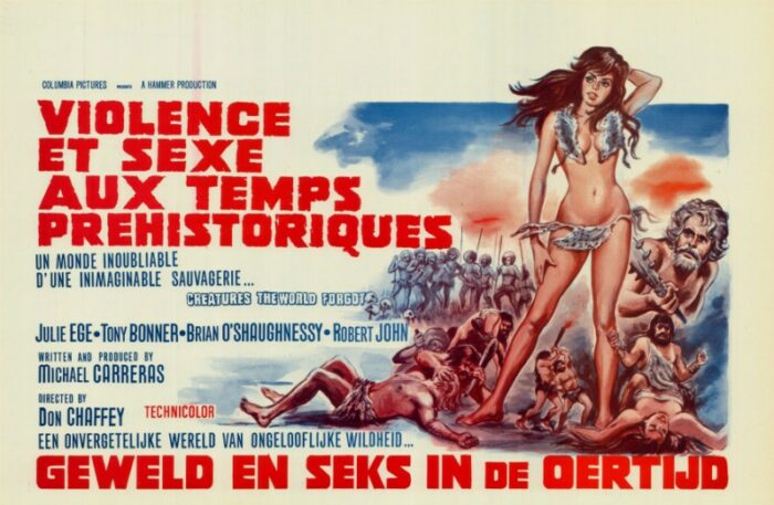 Affiche - VIOLENCE ET SEXE AUX TEMPS PREHISTORIQUES - 36x56cm