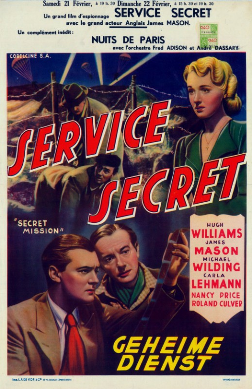 Affiche - SERVICE SECRET - 36x56cm