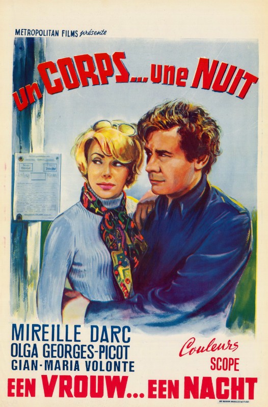 Affiche - UN CORPS UNE NUIT - 36x56cm
