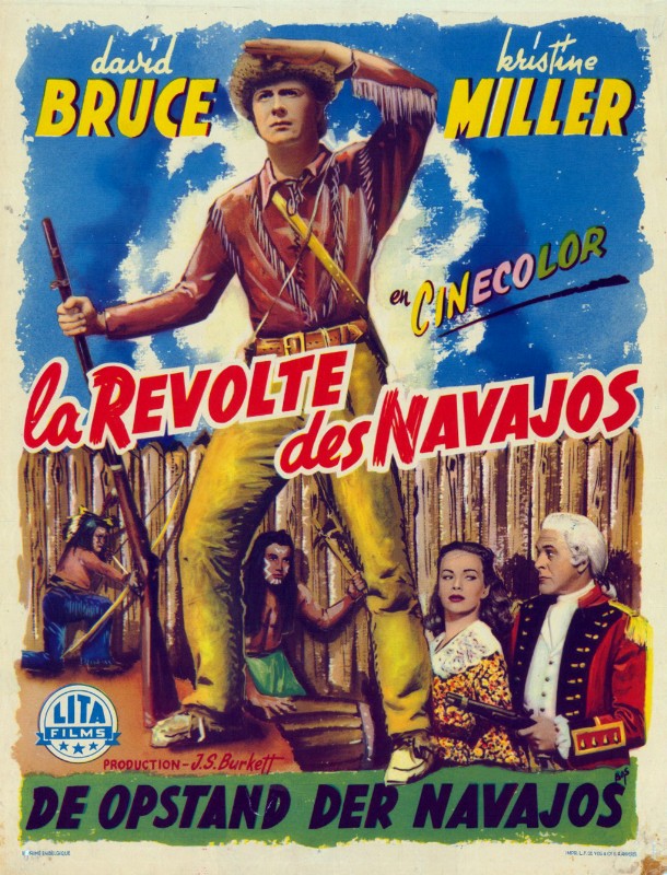Affiche - DANIEL BOONE, TERREUR DES INDIENS - 36x56cm