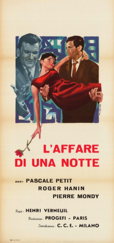 Repro 30x40cm - AFFAIRE D'UNE NUIT (l') - Italienne
