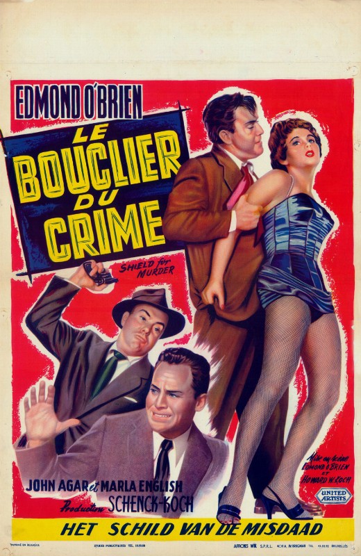 Repro 30x40cm - BOUCLIER DU CRIME (le) - Belge